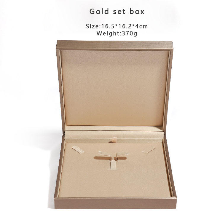 SSeeSY OEM ODM Luxury PU Leather Custom Earring Bracelet Necklace Ring Jewelry Set Gift Box Packaging & Display